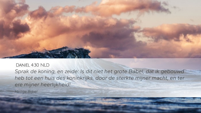 Daniël 4:30 NLD Bible Verse Image