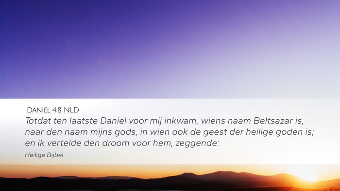 Daniël 4:8 NLD Bible Verse Image