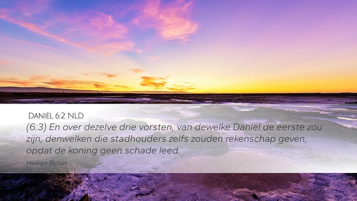 Daniël 6:2 NLD Bible Verse Image