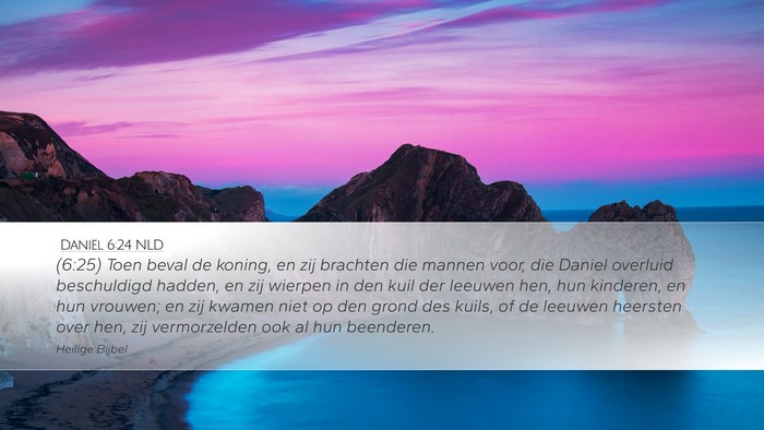 Daniël 6:24 NLD Bible Verse Image
