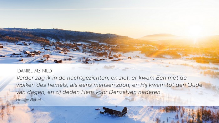 Daniël 7:13 NLD Bible Verse Image