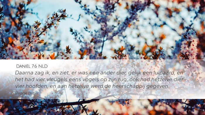 Daniël 7:6 NLD Bible Verse Image