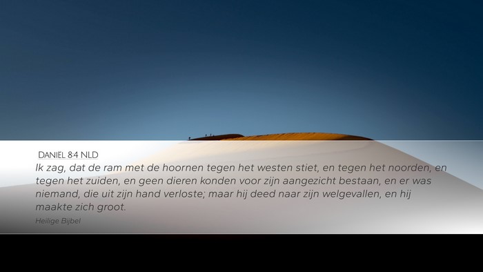 Daniël 8:4 NLD Bible Verse Image