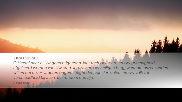 Daniël 9:16 NLD Bible Verse Image