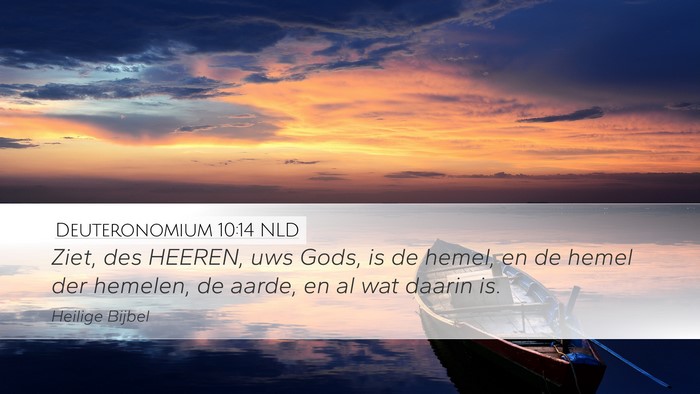 Deuteronomium 10:14 NLD Bible Verse Image