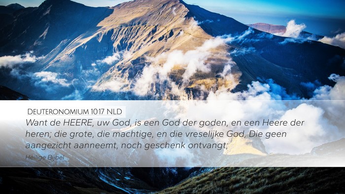 Deuteronomium 10:17 NLD Bible Verse Image