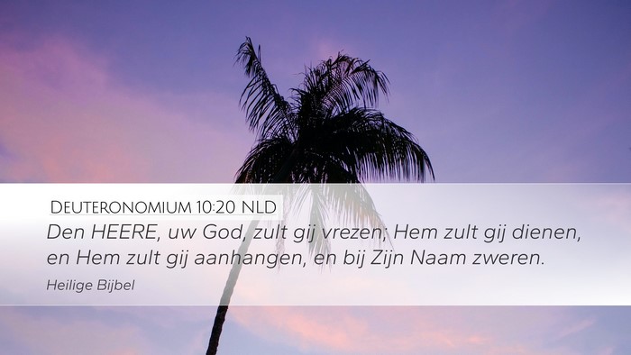 Deuteronomium 10:20 NLD Bible Verse Image