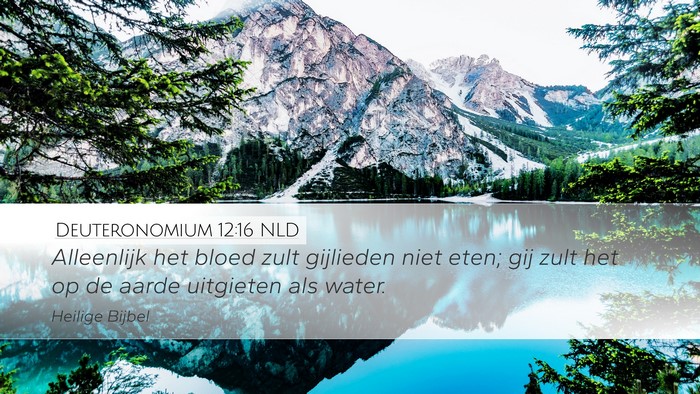 Deuteronomium 12:16 NLD Bible Verse Image