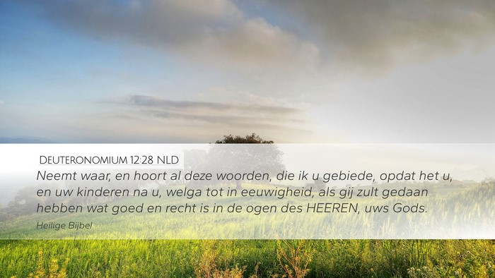 Deuteronomium 12:28 NLD Bible Verse Image