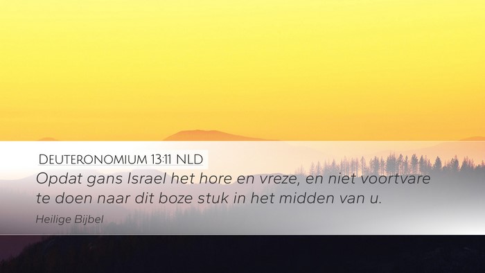 Deuteronomium 13:11 NLD Bible Verse Image