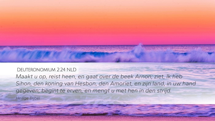 Deuteronomium 2:24 NLD Bible Verse Image