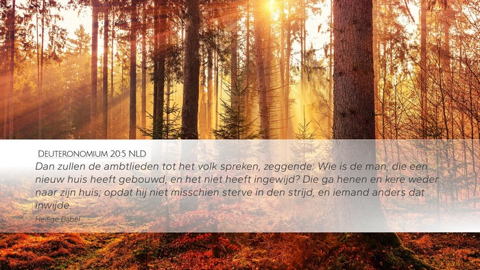 Deuteronomium 20:5 NLD Bible Verse Image
