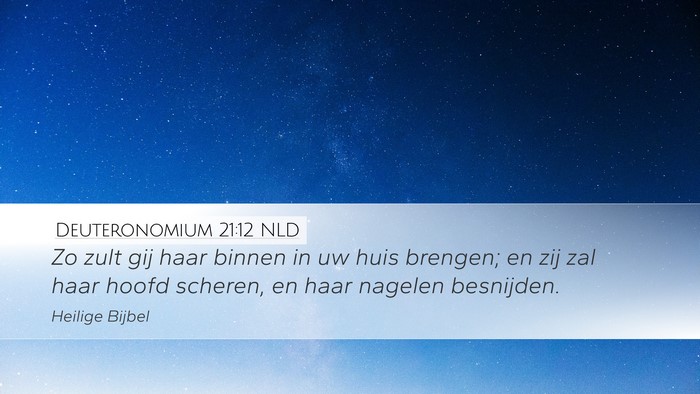 Deuteronomium 21:12 NLD Bible Verse Image