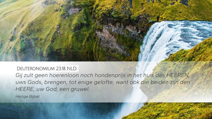 Deuteronomium 23:18 NLD Bible Verse Image