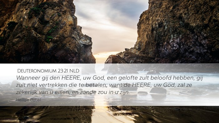 Deuteronomium 23:21 NLD Bible Verse Image