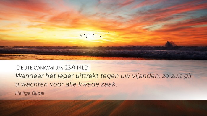 Deuteronomium 23:9 NLD Bible Verse Image