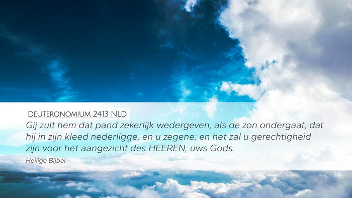 Deuteronomium 24:13 NLD Bible Verse Image