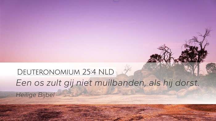 Deuteronomium 25:4 NLD Bible Verse Image