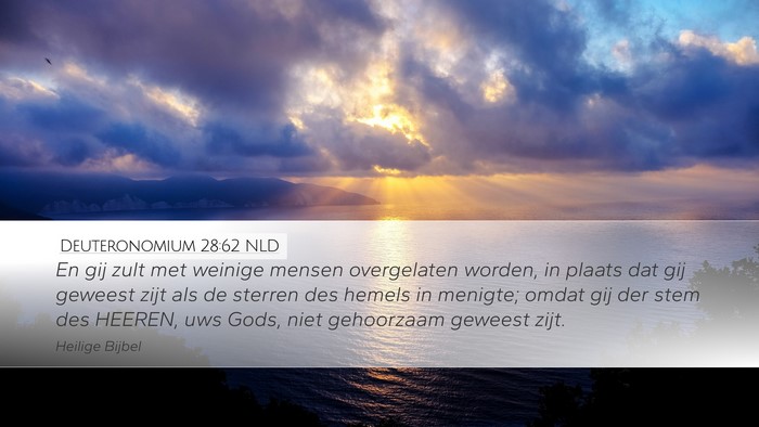 Deuteronomium 28:62 NLD Bible Verse Image