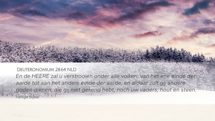 Deuteronomium 28:64 NLD Bible Verse Image
