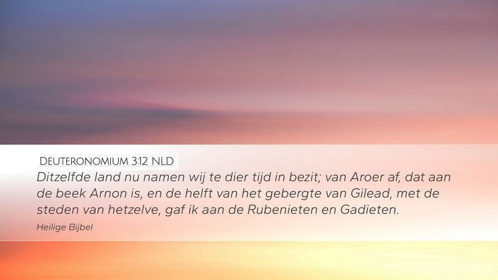 Deuteronomium 3:12 NLD Bible Verse Image