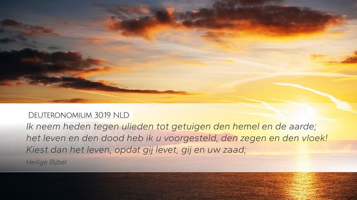 Deuteronomium 30:19 NLD Bible Verse Image