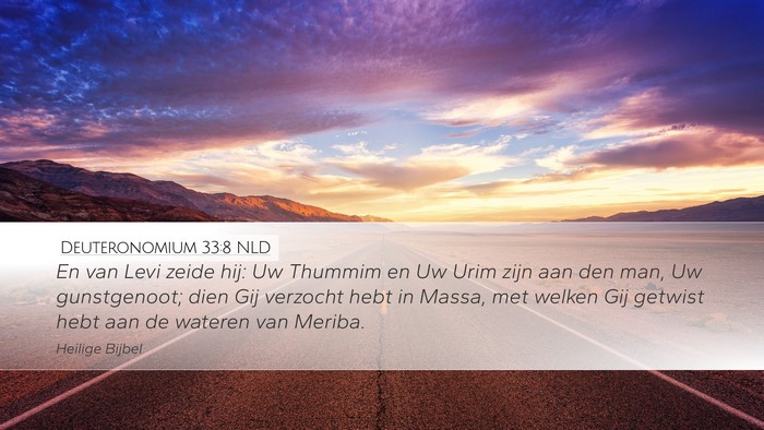 Deuteronomium 33:8 NLD Bible Verse Image