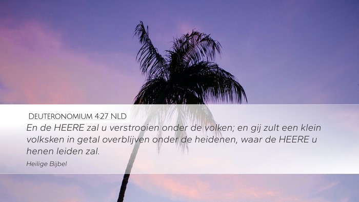 Deuteronomium 4:27 NLD Bible Verse Image