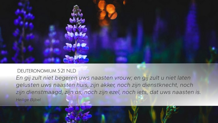 Deuteronomium 5:21 NLD Bible Verse Image