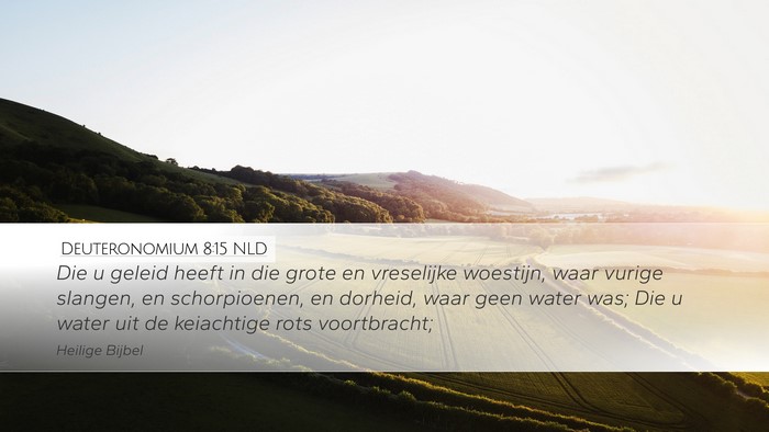 Deuteronomium 8:15 NLD Bible Verse Image