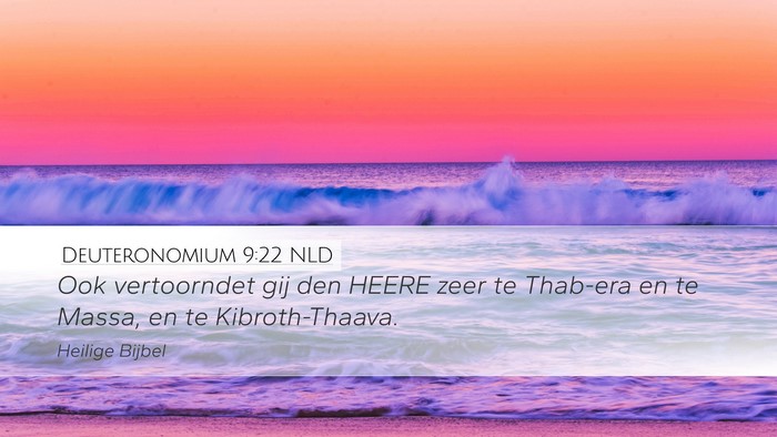 Deuteronomium 9:22 NLD Bible Verse Image
