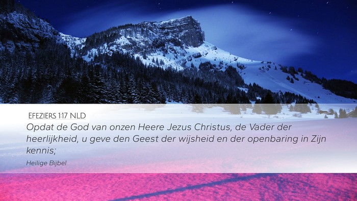 Efeziërs 1:17 NLD Bible Verse Image