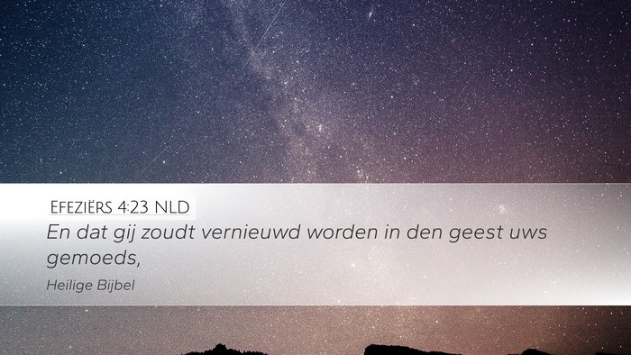 Efeziërs 4:23 NLD Bible Verse Image