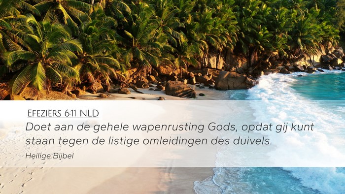 Efeziërs 6:11 NLD Bible Verse Image
