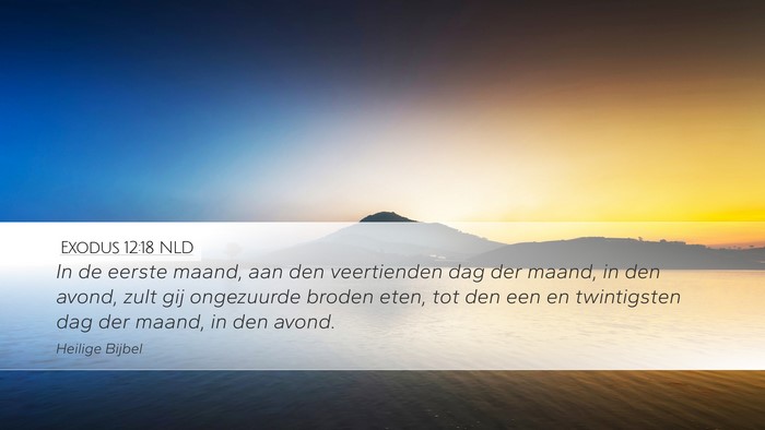 Exodus 12:18 NLD Bible Verse Image