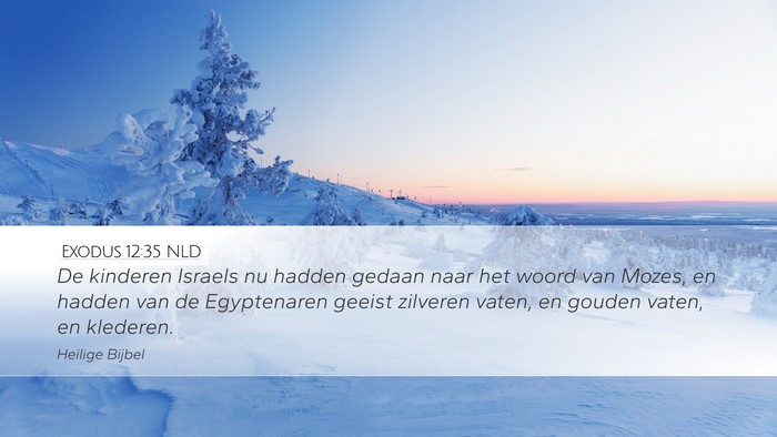 Exodus 12:35 NLD Bible Verse Image