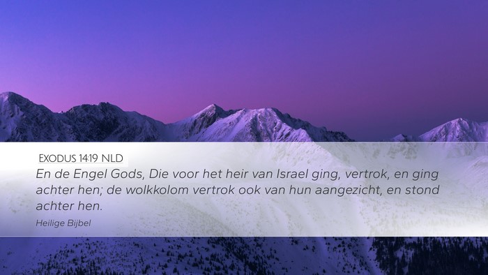 Exodus 14:19 NLD Bible Verse Image
