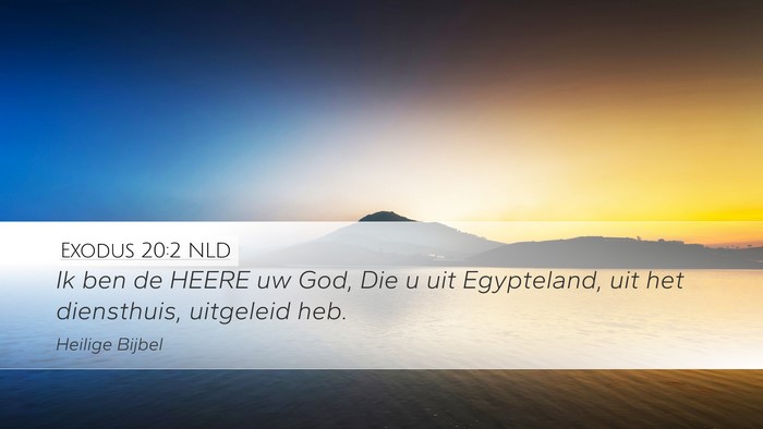 Exodus 20:2 NLD Bible Verse Image
