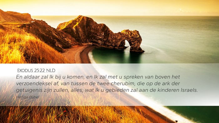 Exodus 25:22 NLD Bible Verse Image