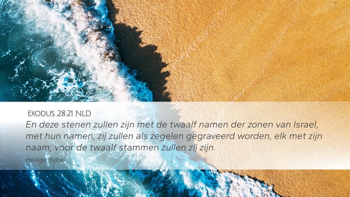 Exodus 28:21 NLD Bible Verse Image