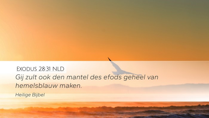 Exodus 28:31 NLD Bible Verse Image