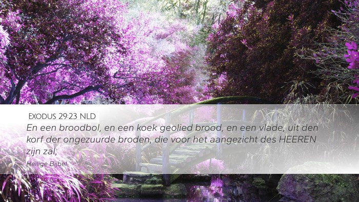 Exodus 29:23 NLD Bible Verse Image