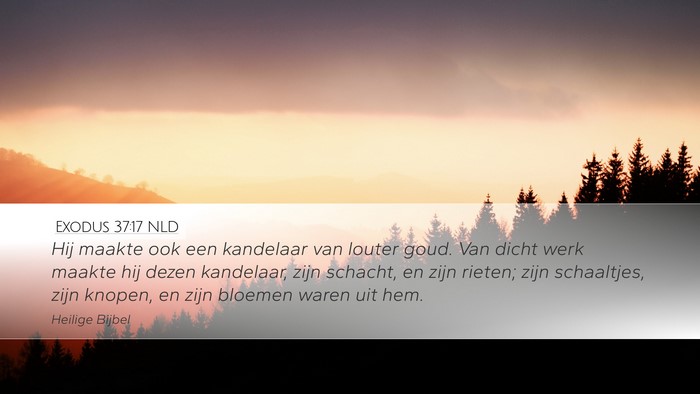 Exodus 37:17 NLD Bible Verse Image