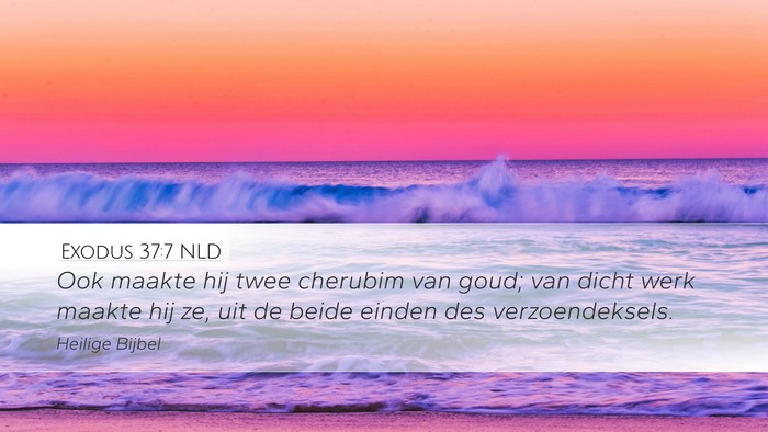 Exodus 37:7 NLD Bible Verse Image