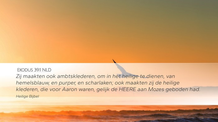 Exodus 39:1 NLD Bible Verse Image