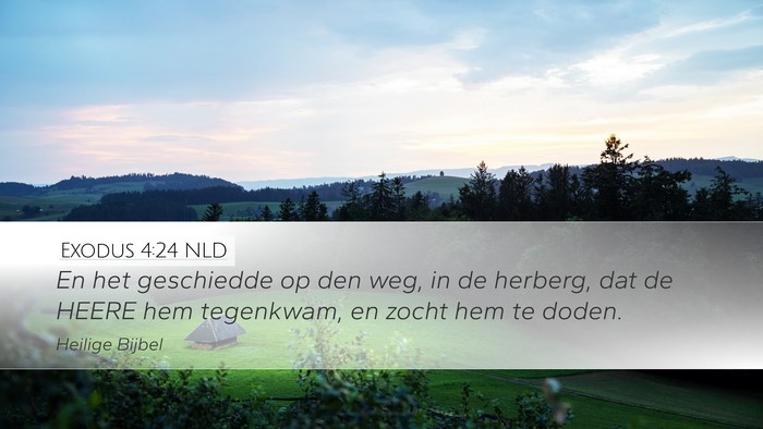 Exodus 4:24 NLD Bible Verse Image