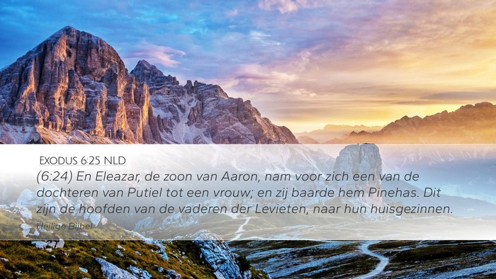 Exodus 6:25 NLD Bible Verse Image