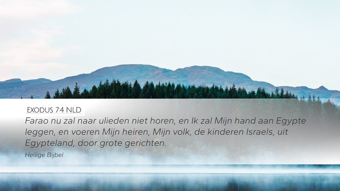 Exodus 7:4 NLD Bible Verse Image