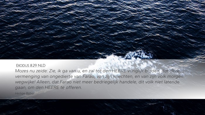 Exodus 8:29 NLD Bible Verse Image