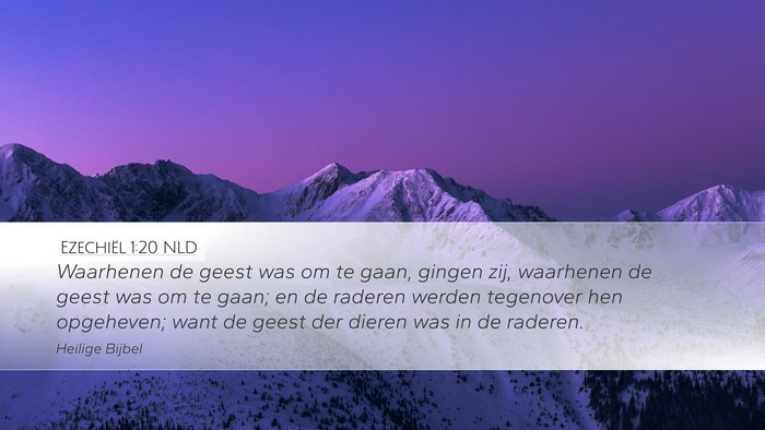Ezechiël 1:20 NLD Bible Verse Image